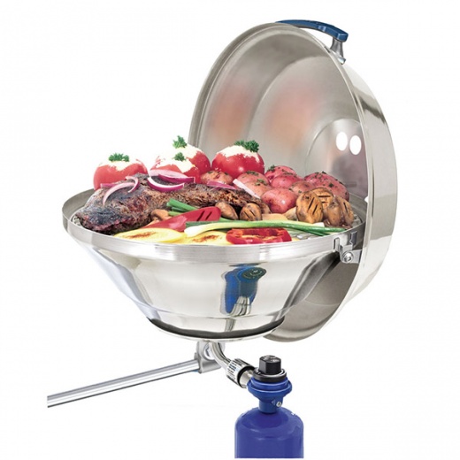 Magma Marine Kettle 17 Inch Party Size Gas Grill W/Hinged Lid