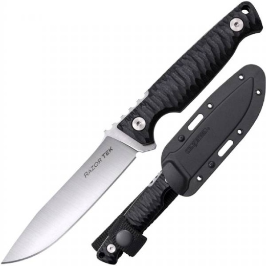 Cold Steel 4In Razor Tek 4116Ss Steel w Satin Finish Blk Gfn