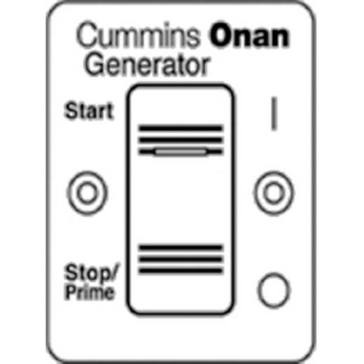 Onan Remote Control Switch Only for Gasoline and LP Vapor Generators