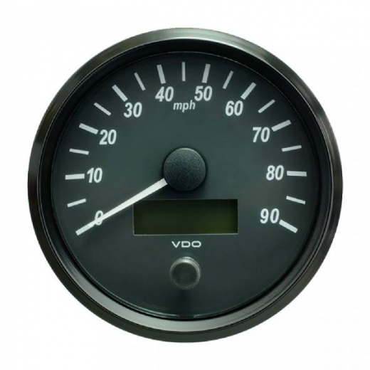 VDO SingleViu 100mm (4inch) Speedometer - 90 MPH