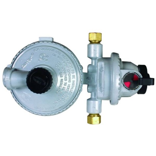 Jr Products Auto Changeover Regulator - 1/4 Inch Inverted Flare Inlet x 3/8 Inch FPT Outlet