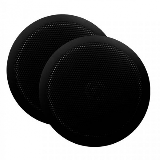Majestic Global Ultra Slim 6Inch Marine Speaker - 30W - Pair - Black