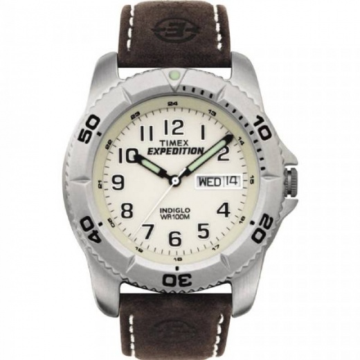 Timex Expedition Men fts Traditional Silver/Brown Watch