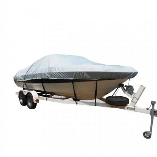 Carver Flex-Fit Pro Polyester Size 9 Boat Cover for Pontoon Boats - Grey