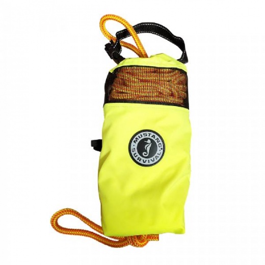 Mustang Survival Water Rescue Professional Throw Bag with 75 Ft Rope