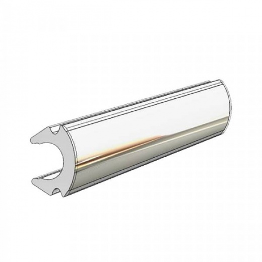 Taco Marine Rub Rail Insert - Flexible Chrome - 80 Ft
