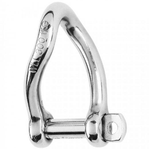Wichard Self-Locking Twisted Shackle - Diameter 6Mm - 1/4 In