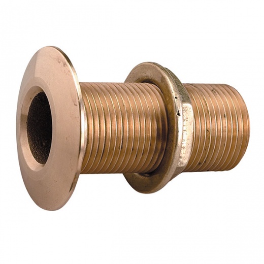 Perko 3/4 Inch Thru-Hull Fitting w/Pipe Thread Bronze - Made in the USA
