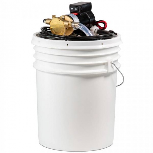 Johnson Pump Oil Change Kit with Bucket and F3B-19 Pump 3/8inch NPT - 12V