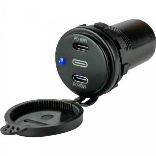 Sea Dog Dual USB-C Power Socket