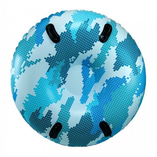 Aqua Leisure 48Inch Pipeline Sno Mega 2-Person Sno-Tube - Blue Camo