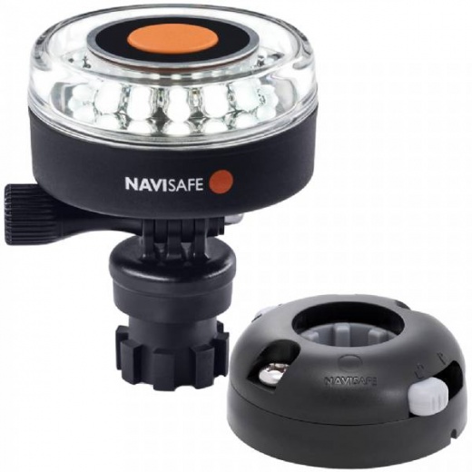 Navisafe Navilight 360 Deg 2Nm White w/Navimount Base Horizontal Mount