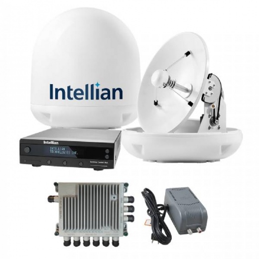 Intellian I4 All-Americas TV Antenna System and SWM-30 Kit