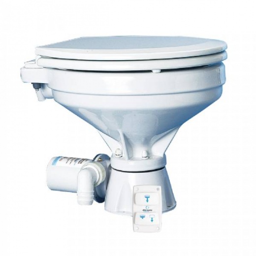 Albin Pump Marine Toilet Silent Electric Comfort - 12v