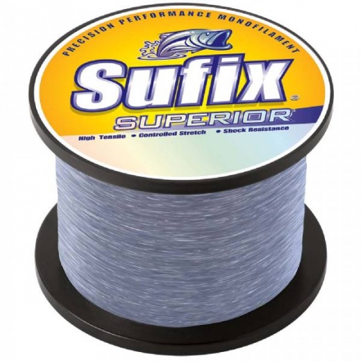Sufix Superior 20Lb 2670Yds Smoke Blue Monofilament