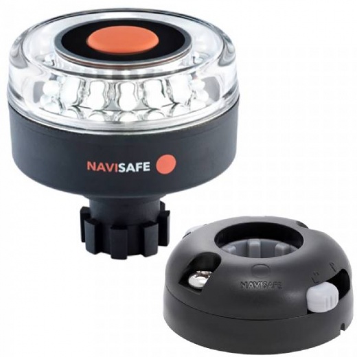 Navisafe Navlight 360 Deg 2Nm with Navibolt Base Horizontal Mount - Black