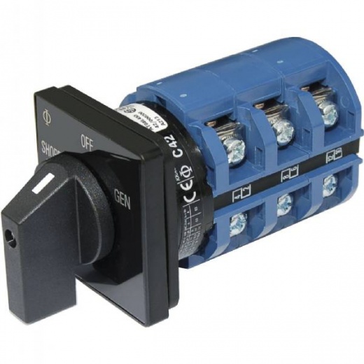 Blue Sea Rotary Switch 240Vac 65 Amp Off Plus 2 Position