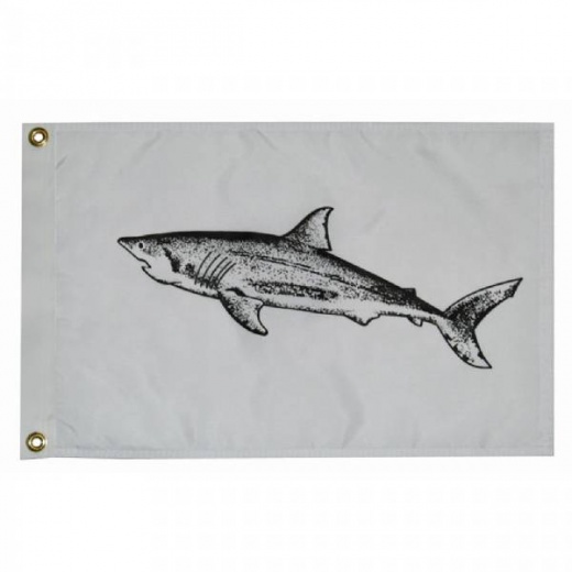 Taylor Made 12Inch X 18Inch Shark Flag