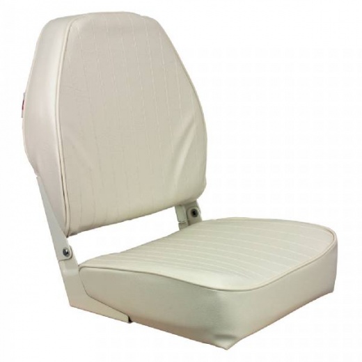 Springfield Marine High Back Folding Seat White