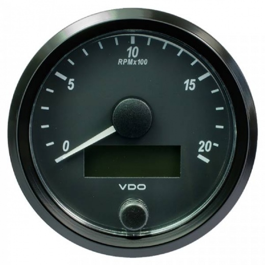 VDO SingleViu 80mm Tachometer - 2000 RPM