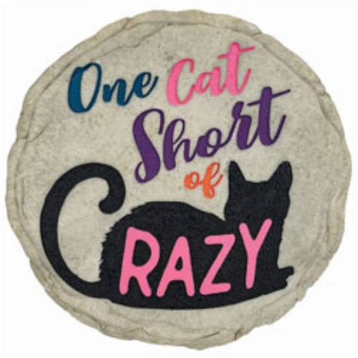 Spoontiques One Cat Short Stepping Stone