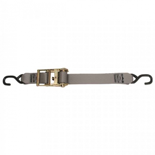 Cargobuckle Multipurpose Ratchet Strap Tie-Down W/S-Hooks - 2Inch X 15Ft