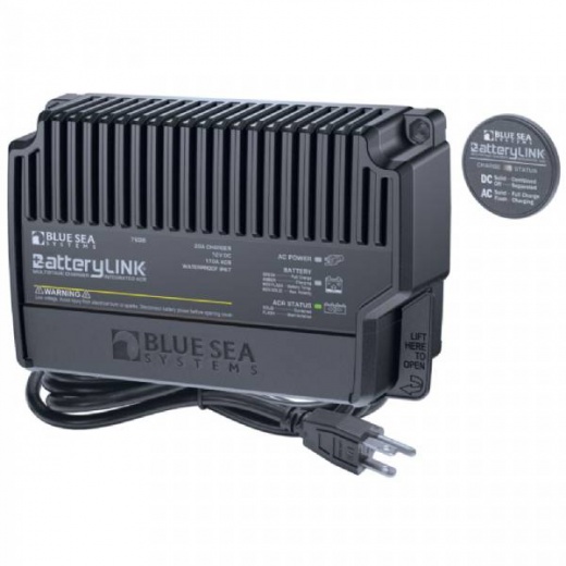 Blue Sea Batterylink Charger (North America) - 12V - 20Amp - 2 Bank