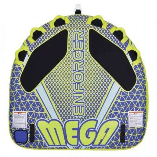 Full Throttle Mega Enforcer Towable Tube - 3 Rider - Yellow