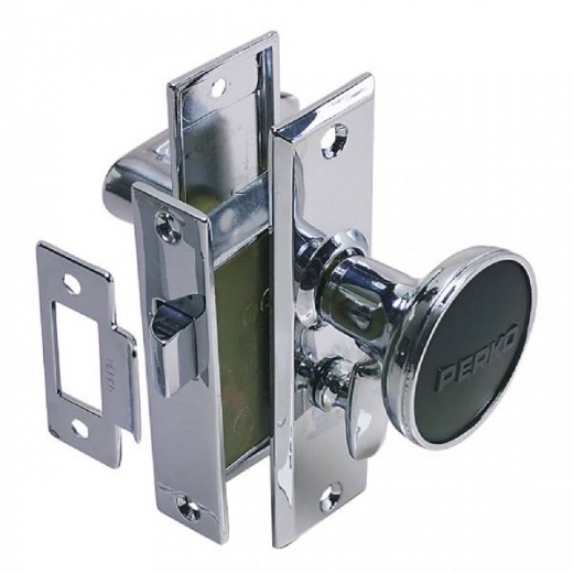 Perko Mortise Latch Set with Turn Button