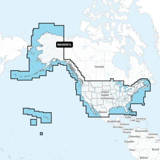 Navionics Plus NAUS001L CCC microSD