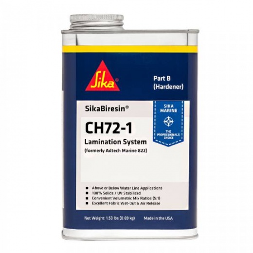 Sika Biresin Ch72-1 Fast Cure - Pale Amber - Quart
