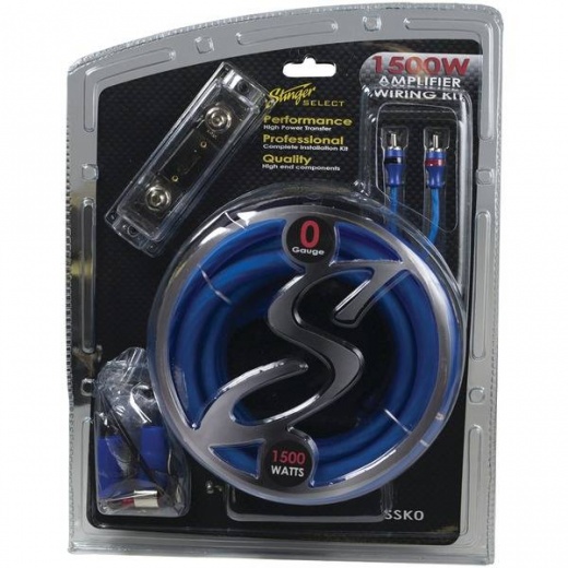 Stinger Select 0 Gaug Wire Kit - Top Quality Wiring Kit for Car Audio Systems