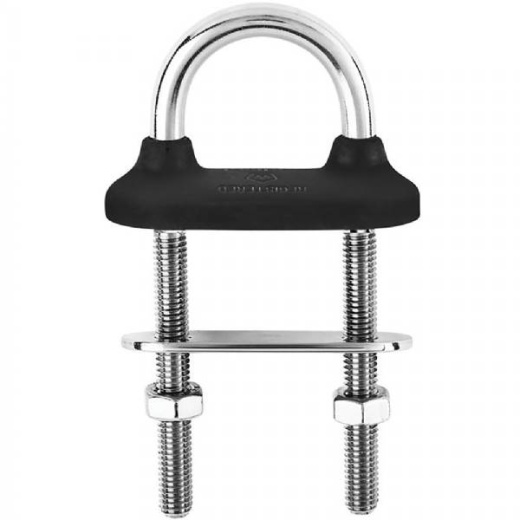 Wichard Black Watertight U-Bolt - 10mm Diameter - 25/64 in - 90mm Length