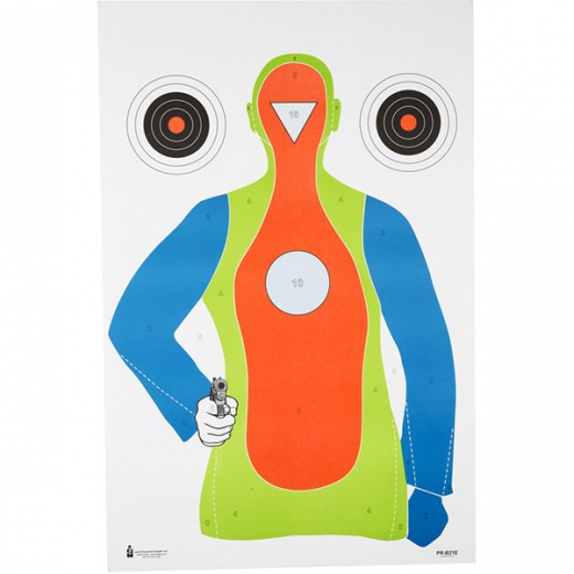 Action Targets Action Tgt Hivis Flor B 21E 100Pk - High Visibility Targets for Improved Accuracy