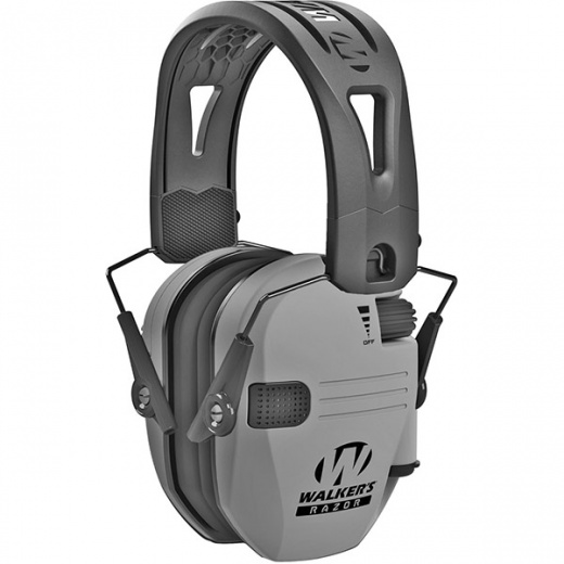 Walker's RazorWalker's Earmuff with Tacti Grip - Battleship Gray