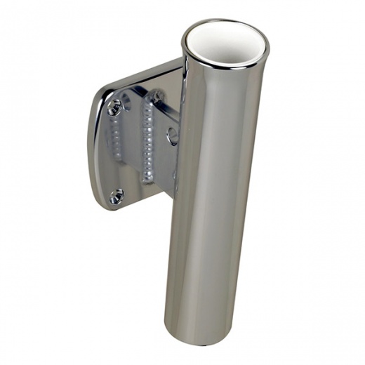 C.E. Smith Single Aluminum 5 Deg Transom Mount Rod Holder