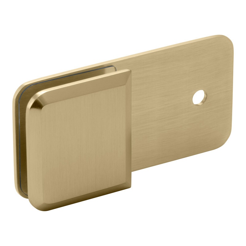 Glass Simple Wall-Mount Y In-Line Clamp
