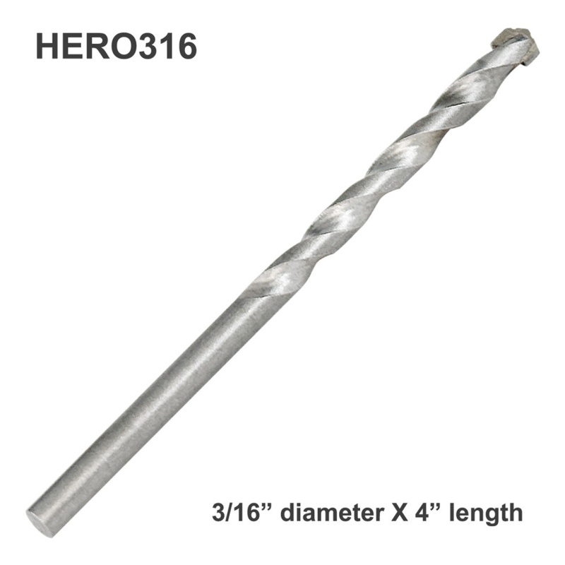 Glass Simple Tip Granite, Marble, Porcelain, and Tile Drill Bit
