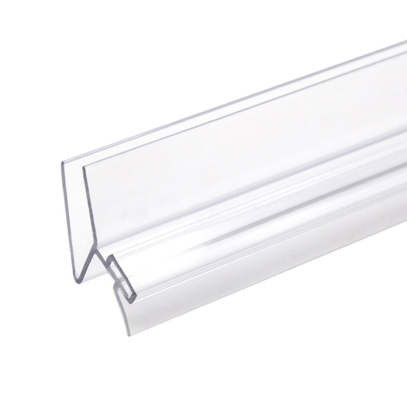 FHC Clear 135 Degree Strike Jamb Seal for 3/8" Glass