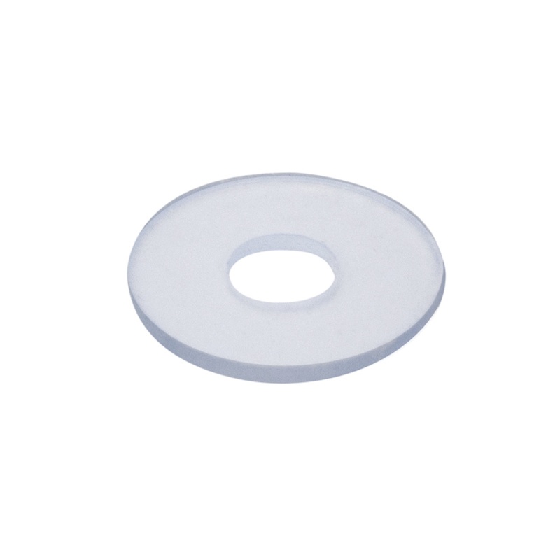 Clear Vinyl Washers 3/4" Diameter for Shower Pulls & Towel Bars
