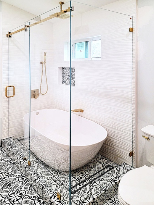 Fhc Denali Series 180 Deg Sliding Shower Door Kit - Compare To Ser78, Smsd78