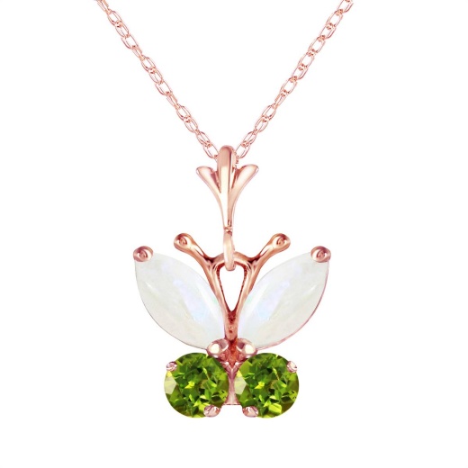 24K Gold Plated Brass Butterfly Pendant Necklace