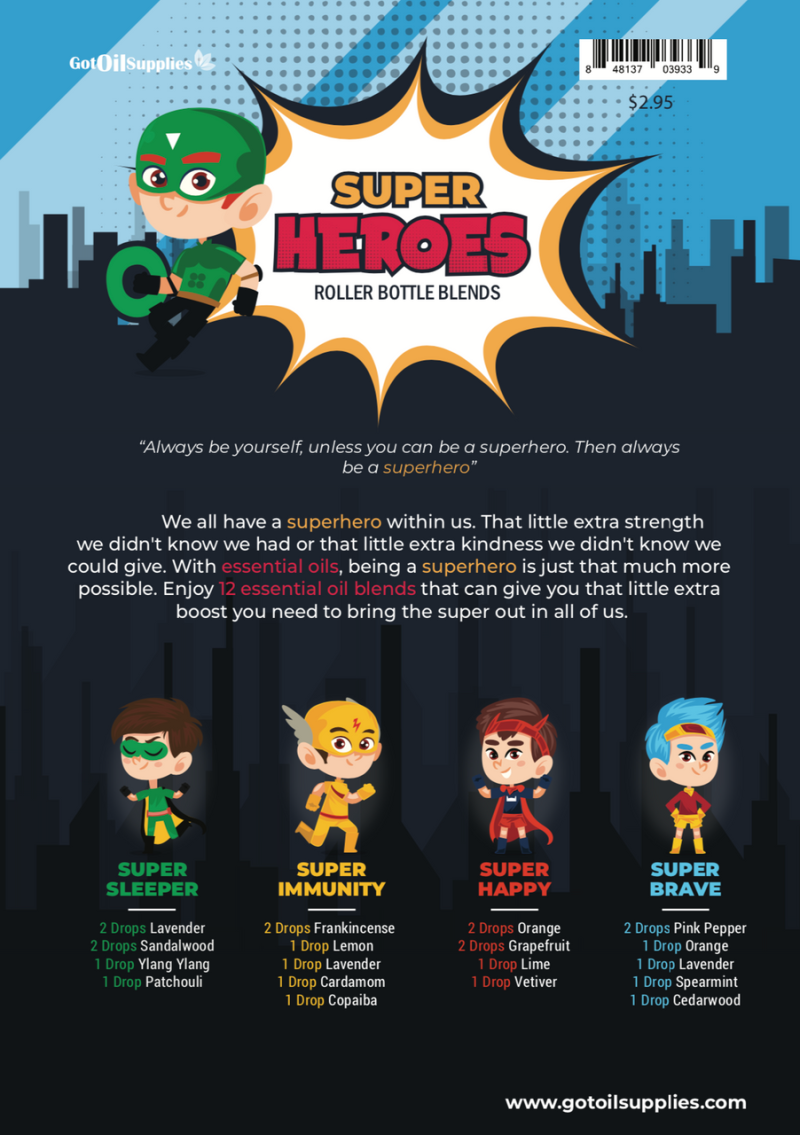 Super Heroes Recipes (12 Sheets)