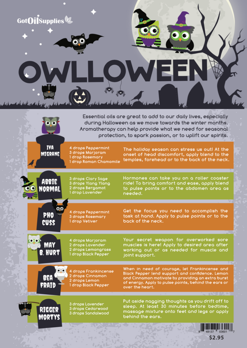 Owlloween Recipes (12 Sheets)