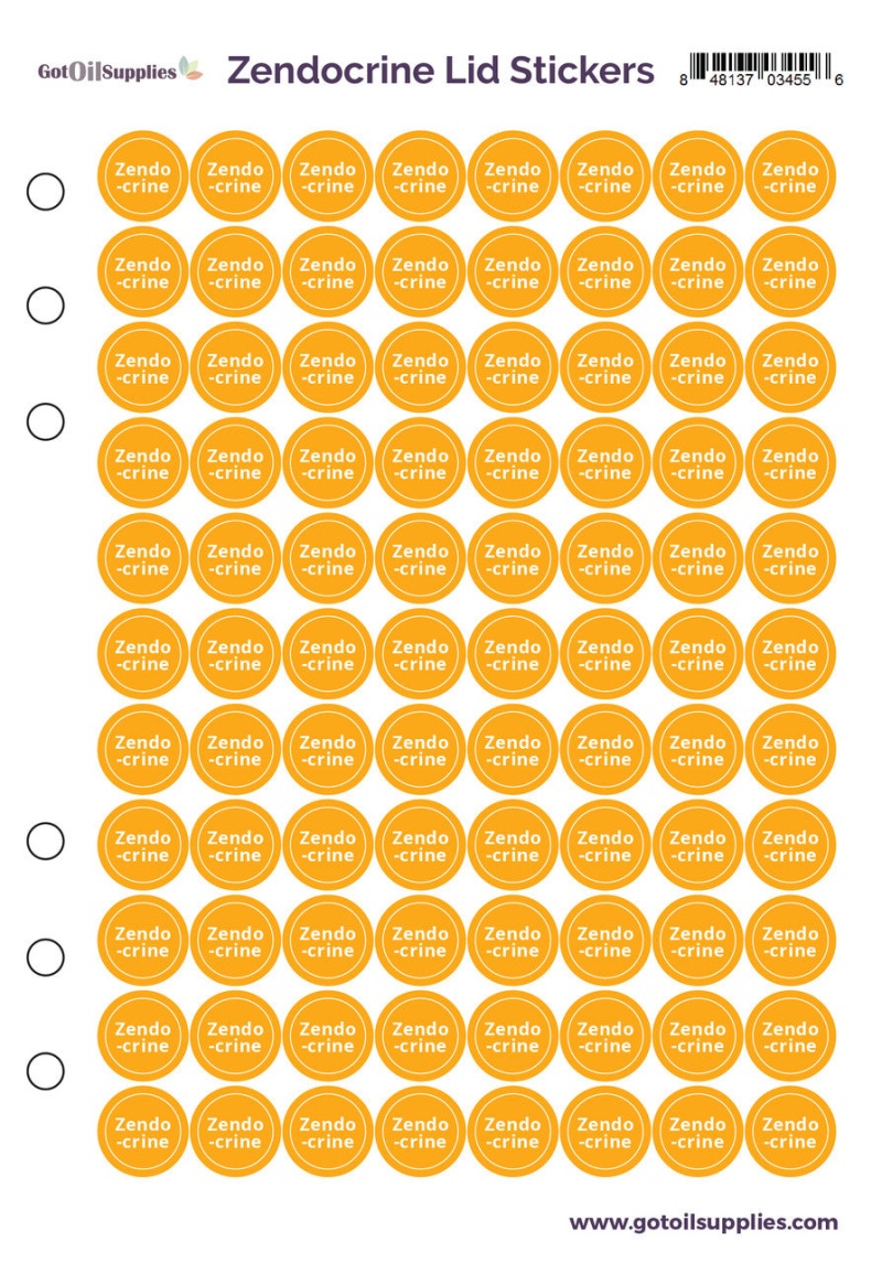 Zendocrine® dōTerra® Lid Stickers