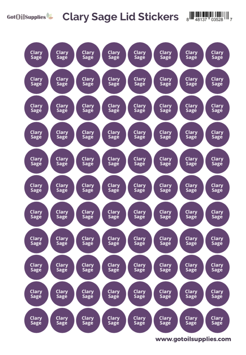 Clary Sage Yl Lid Stickers