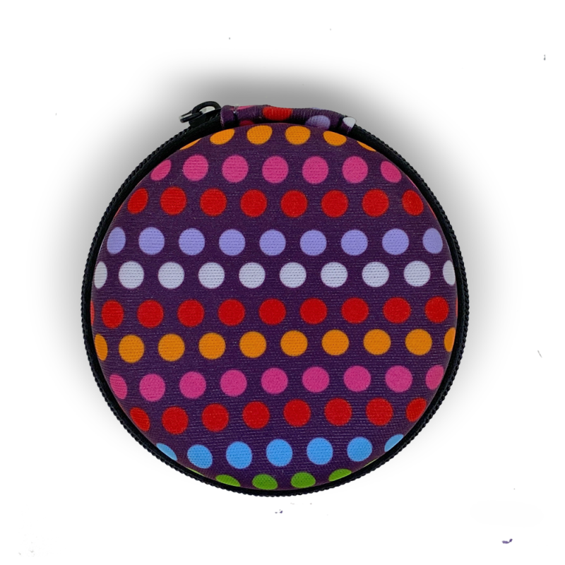 Round Hard Shell Travel Case