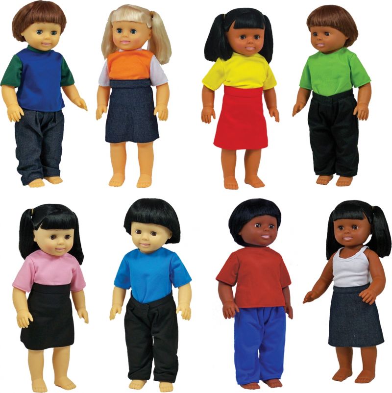 Get Ready Kids Multicultural Toddler Doll Set