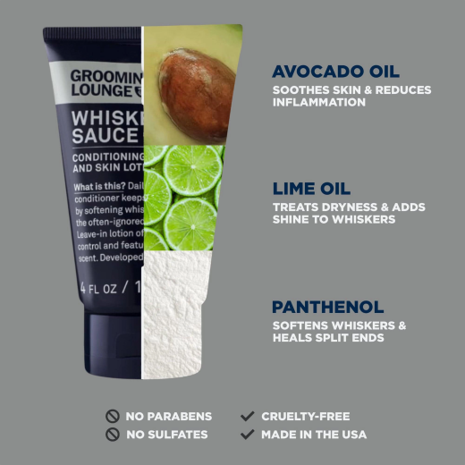 Grooming Lounge Whisker Sauce 2 Pack - The Ultimate Beard Moisturizer