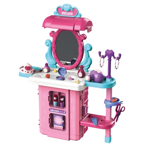 3In1 Mobile Dresser Suitcase 38 Piece Playset